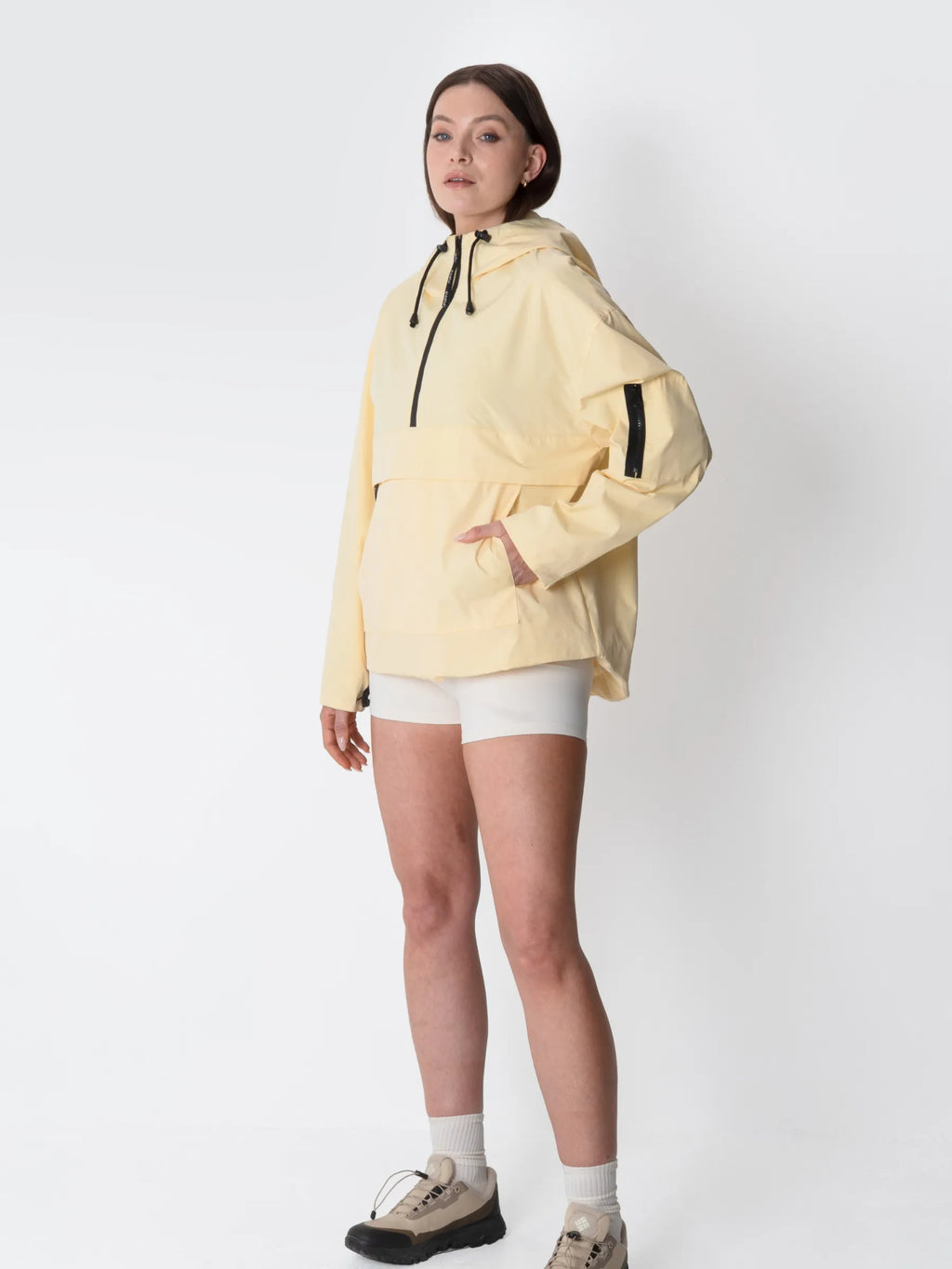 Classic Relaxed Fit Rain Hoodie - Butter Cream