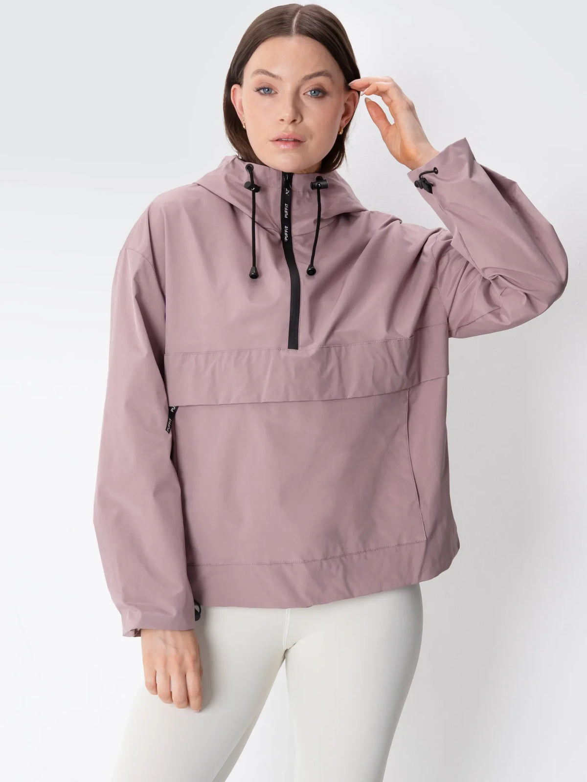 Classic Relaxed Fit Rain Hoodie - Claremont Pink