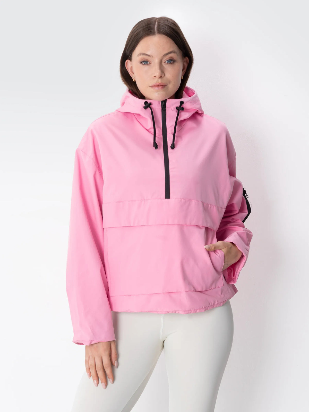 Classic Relaxed Fit Rain Hoodie - Morganite Pink