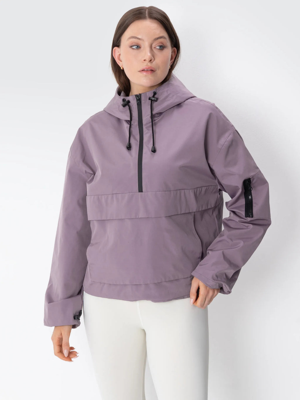 Classic Relaxed Fit Rain Hoodie - Purple Ash