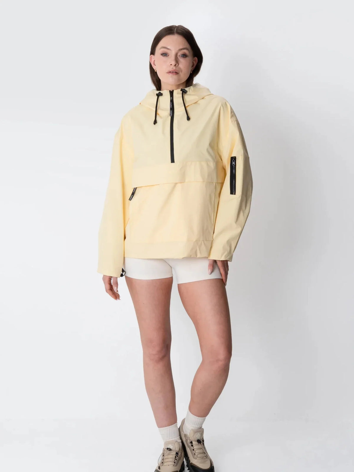 Classic Relaxed Fit Rain Hoodie - Butter Cream