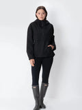 Classic Relaxed Fit Rain Hoodie - Black