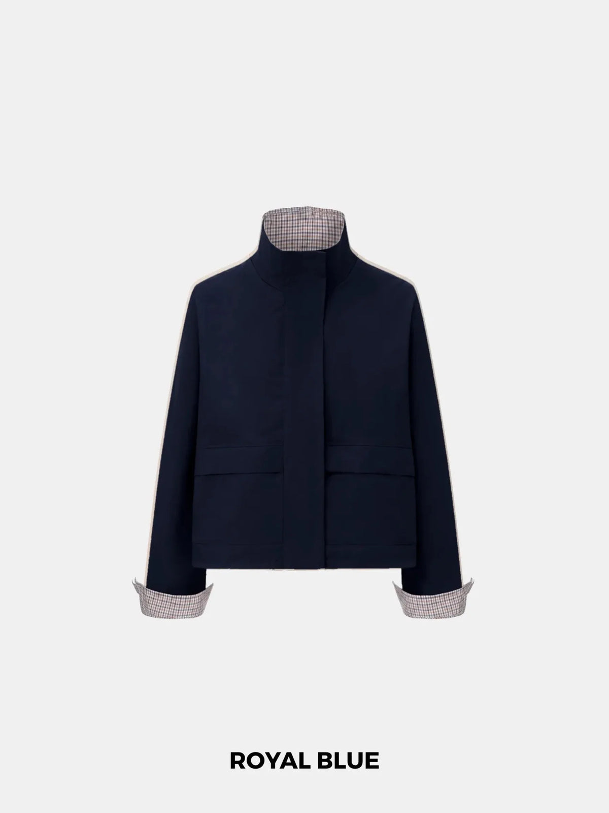Funnel Collar Waterproof Bomber Jacket With Optional Hooded Scarf
