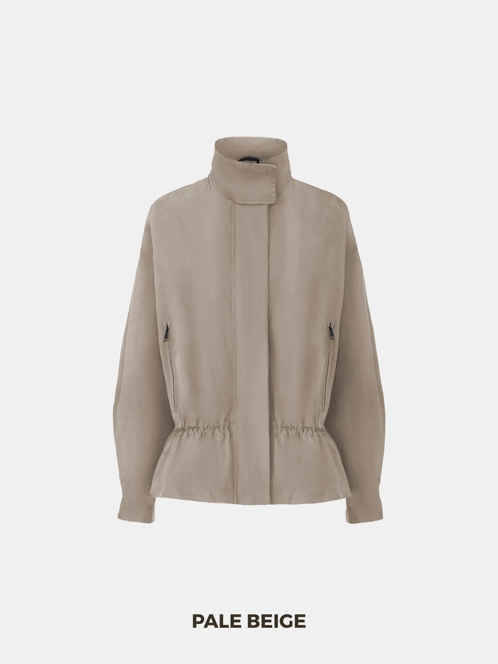 High Convertible Collar Waterproof Trench Coat