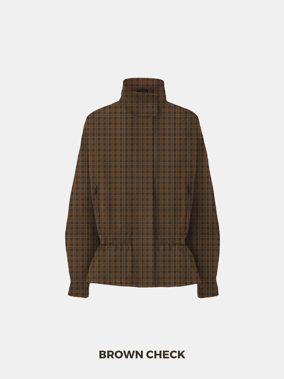 High Convertible Collar Waterproof Trench Coat