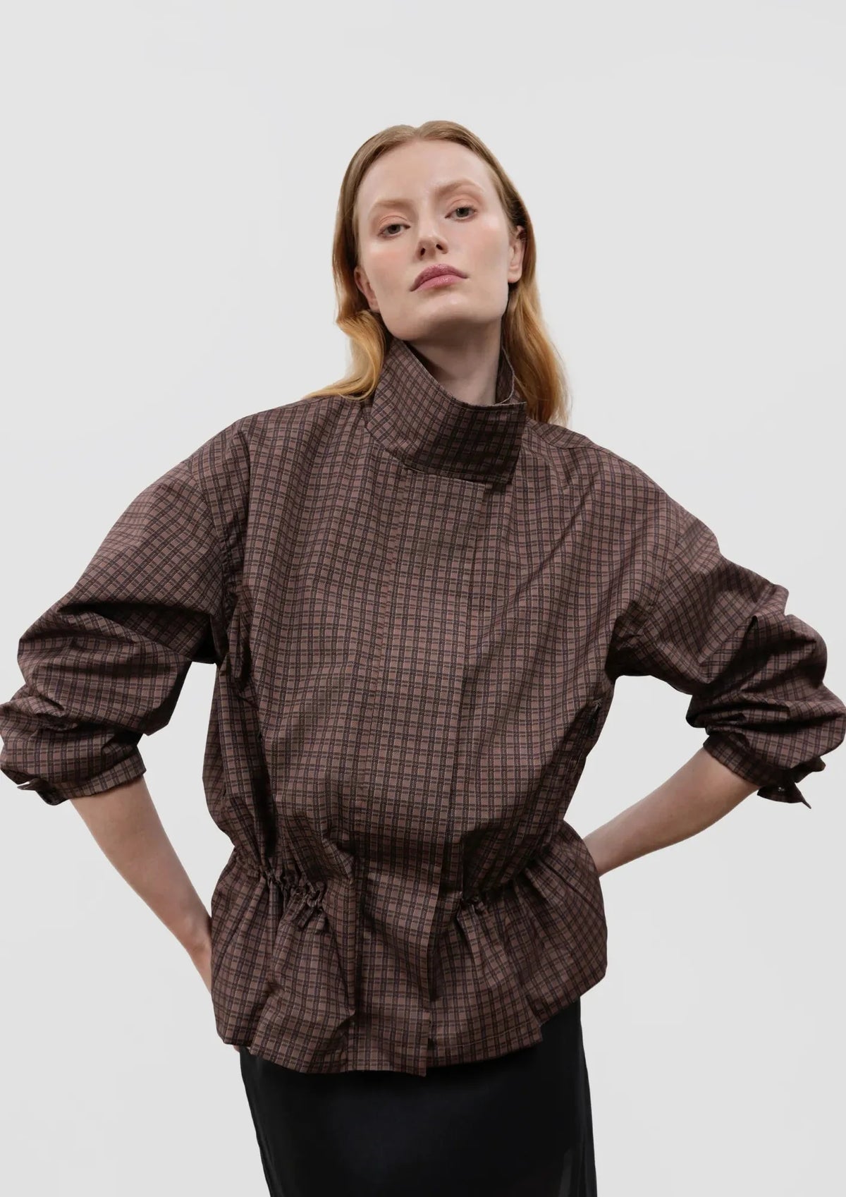 High Convertible Collar Waterproof Trench Coat