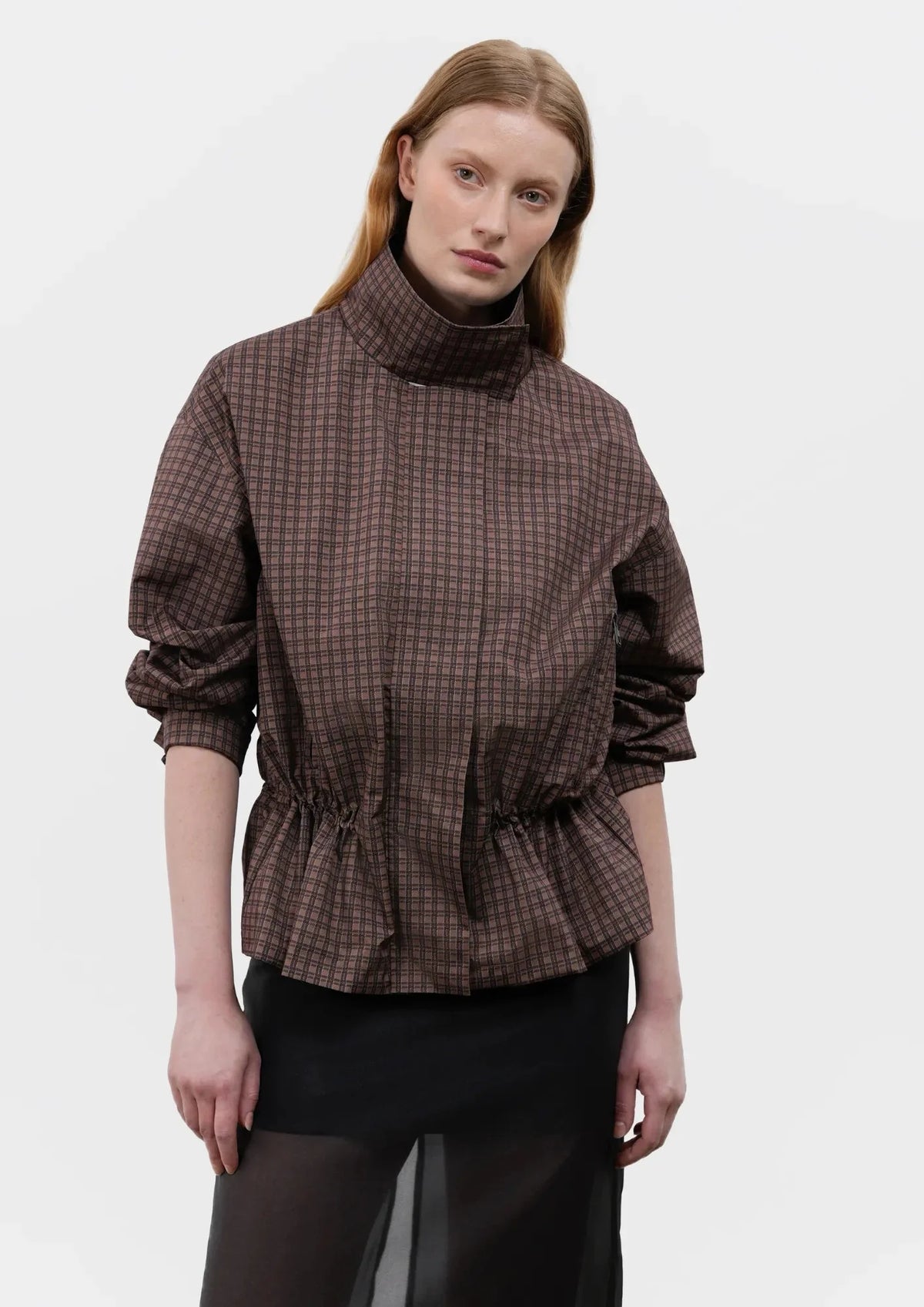 High Convertible Collar Waterproof Trench Coat