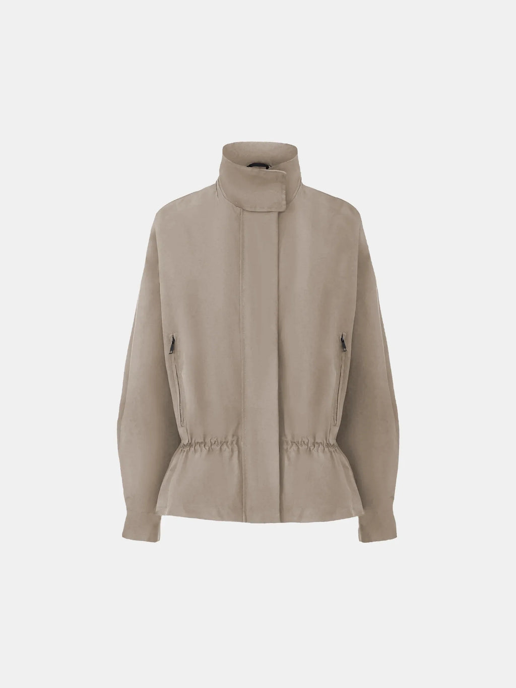 High Convertible Collar Waterproof Trench Coat