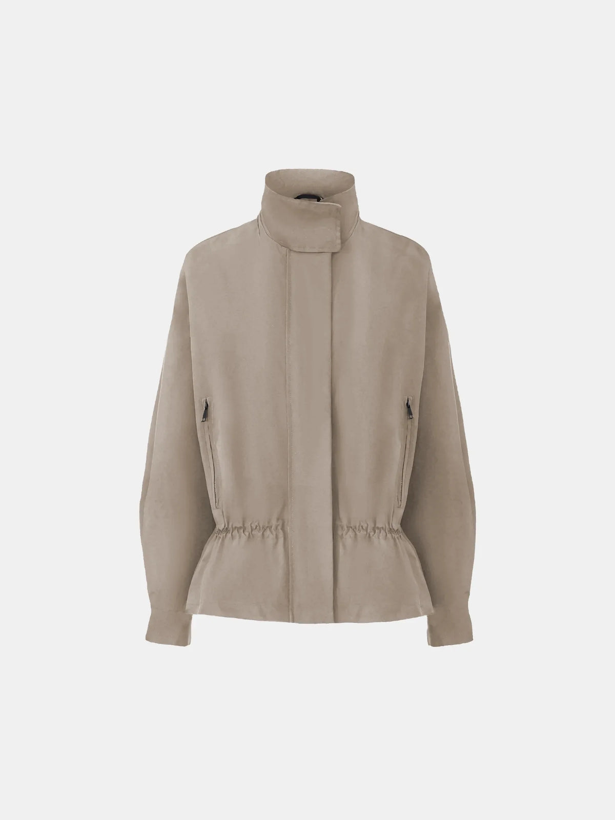 High Convertible Collar Waterproof Trench Coat