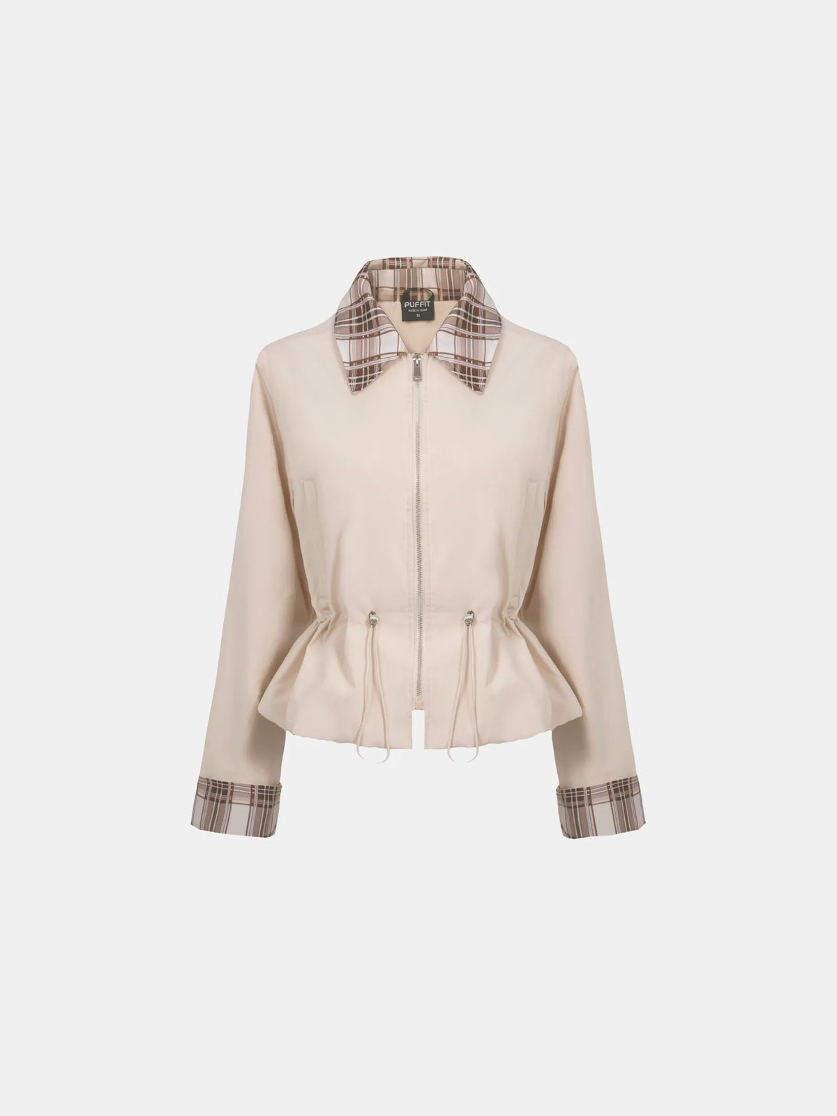 Short Cinched Waist Waterproof Barn Jacket