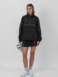 Water Repellent Packable-Hood Track Anorak