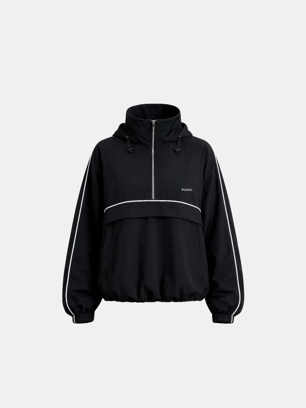 Water Repellent Packable-Hood Track Anorak