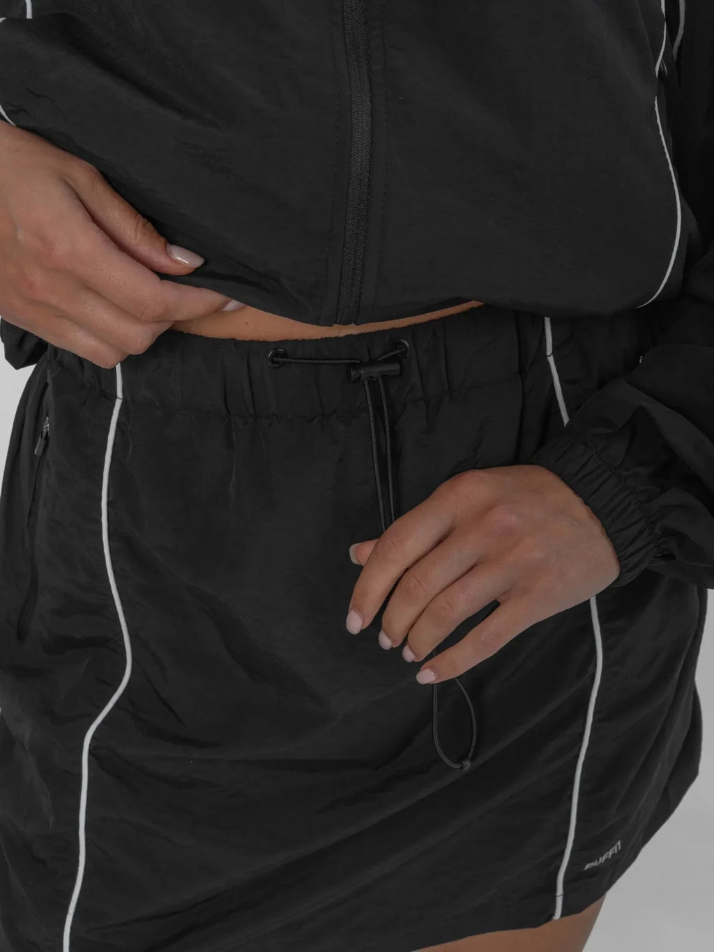 Water Repellent Packable-Hood Track Anorak