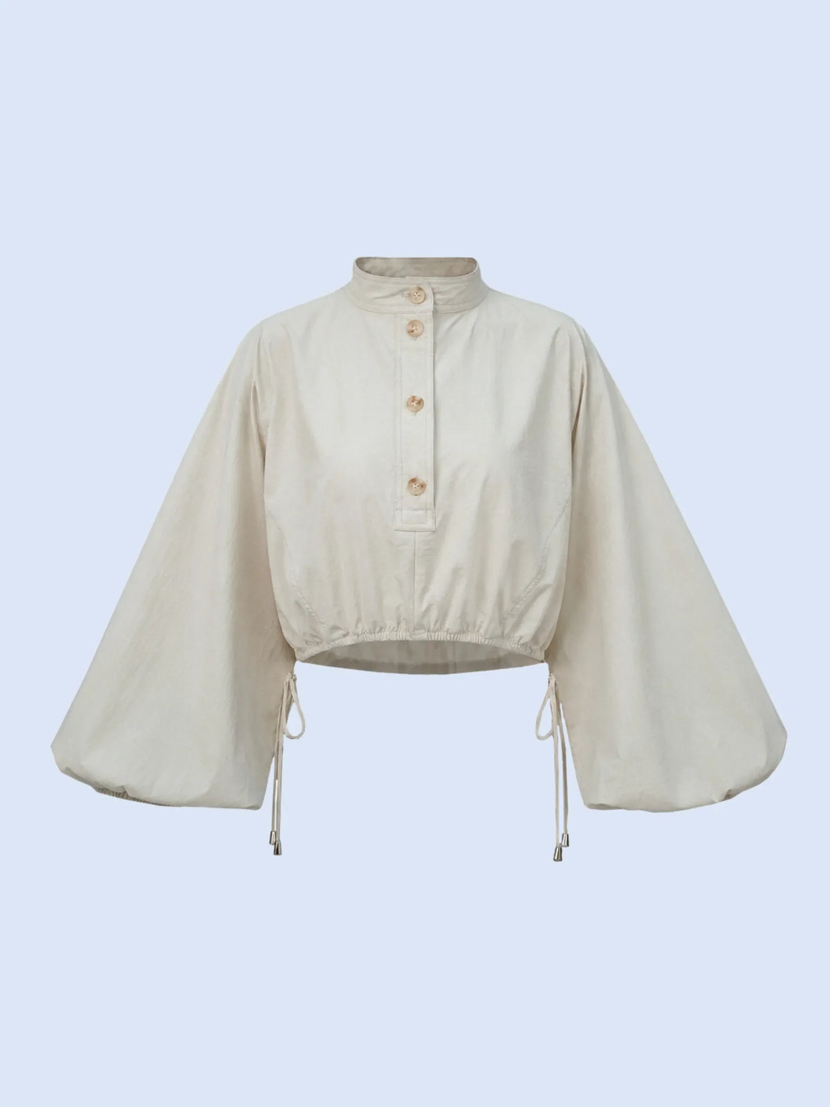 Drawstring Waist Blouse
