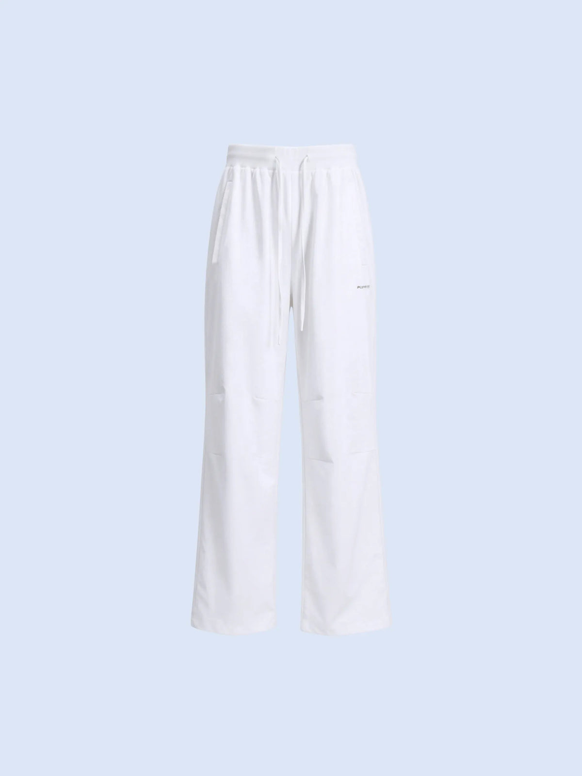 High Waisted Drawstring Utility Trousers