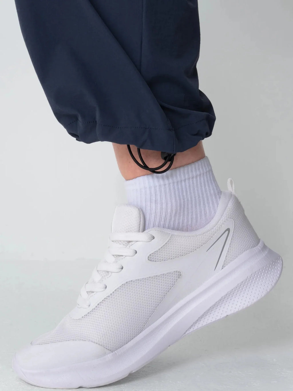 High Waisted Drawstring Utility Trousers