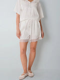 Odor Control Silky Cool Touch Lace Trim Shorts