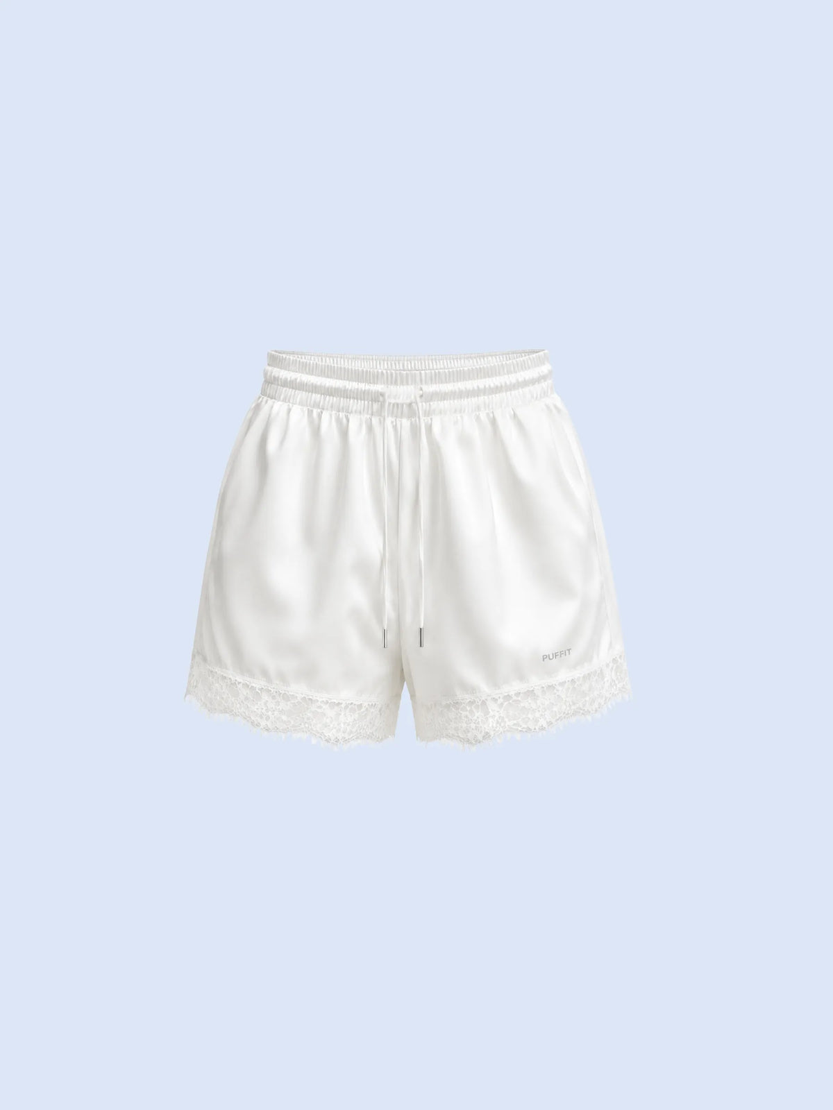 Odor Control Silky Cool Touch Lace Trim Shorts