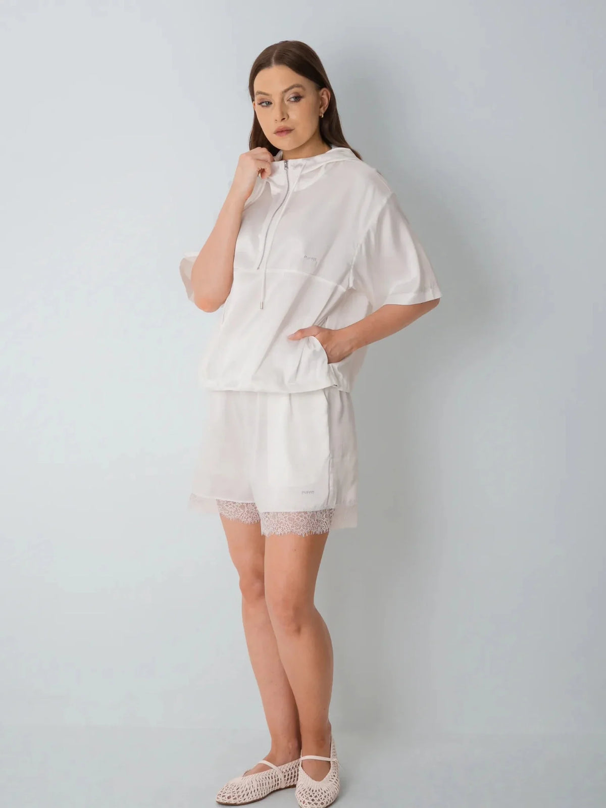 Odor Control Silky Cool Touch Summer Hooded Top