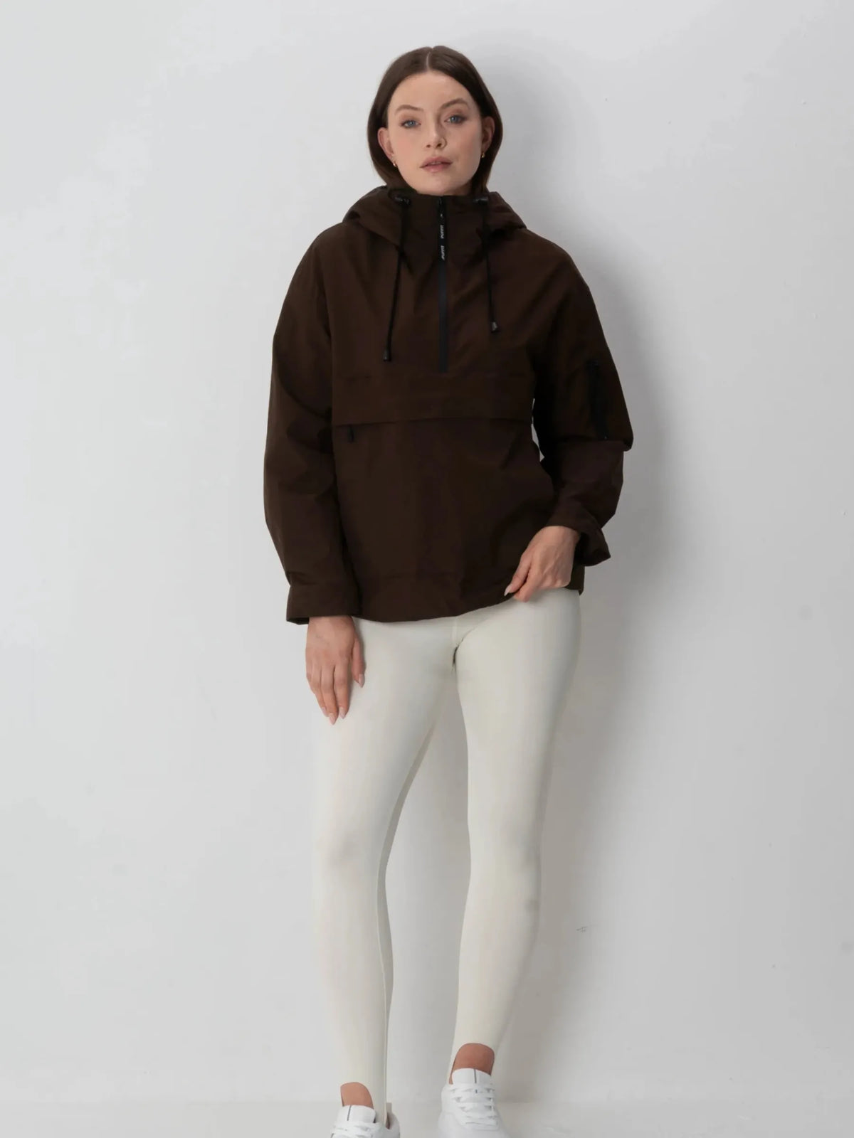 Classic Relaxed Fit Rain Hoodie - Mocha Brown