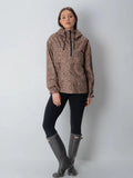 Classic Relaxed Fit Rain Hoodie - Leopard Print