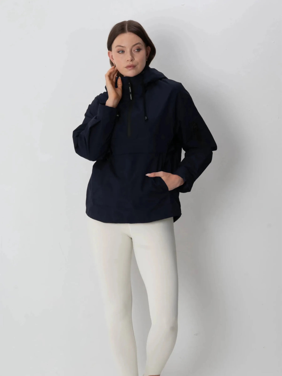 Classic Relaxed Fit Rain Hoodie - Admiral Blue