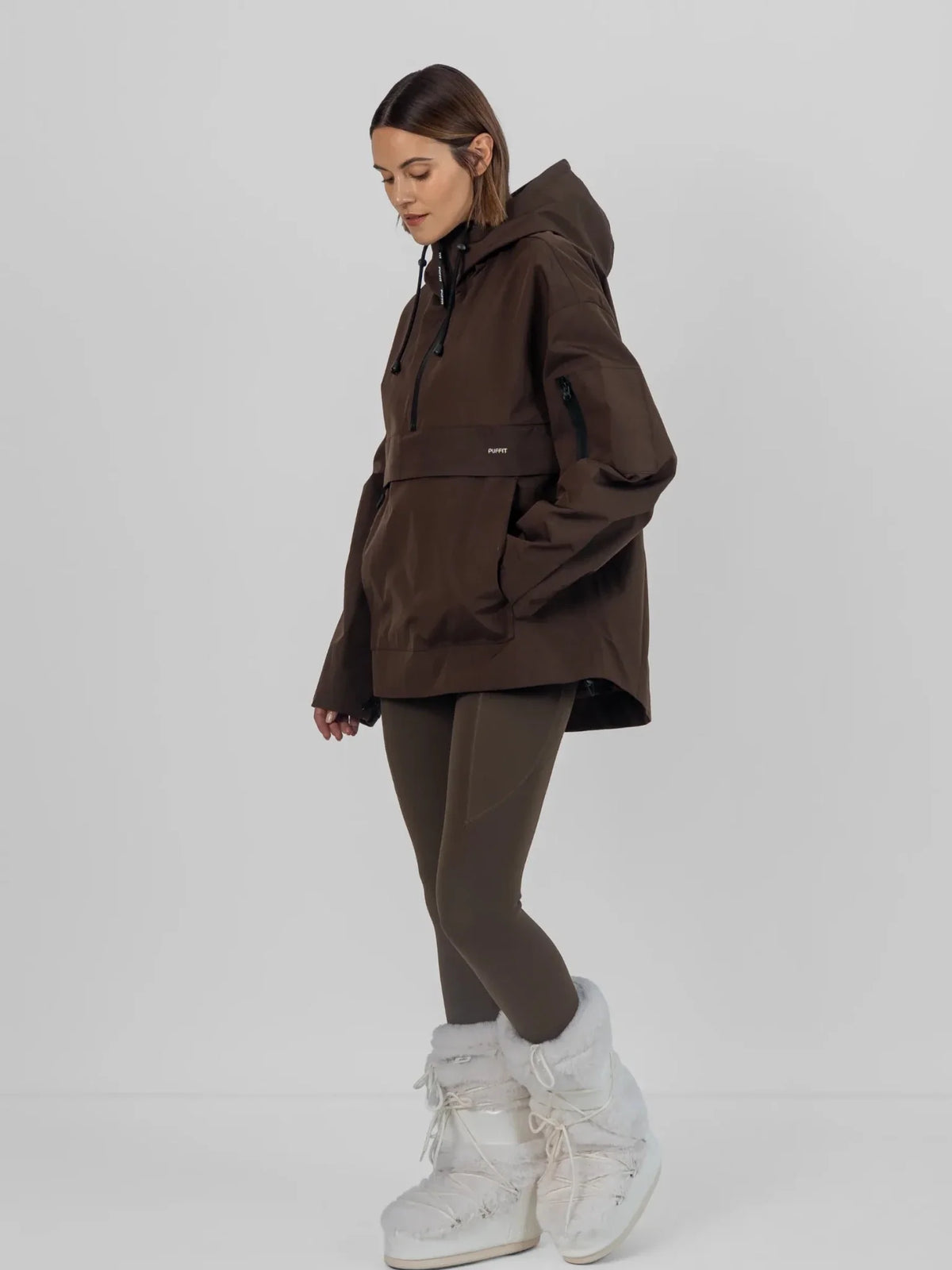 Pro Seam-Taped Relaxed Fit Rain Hoodie