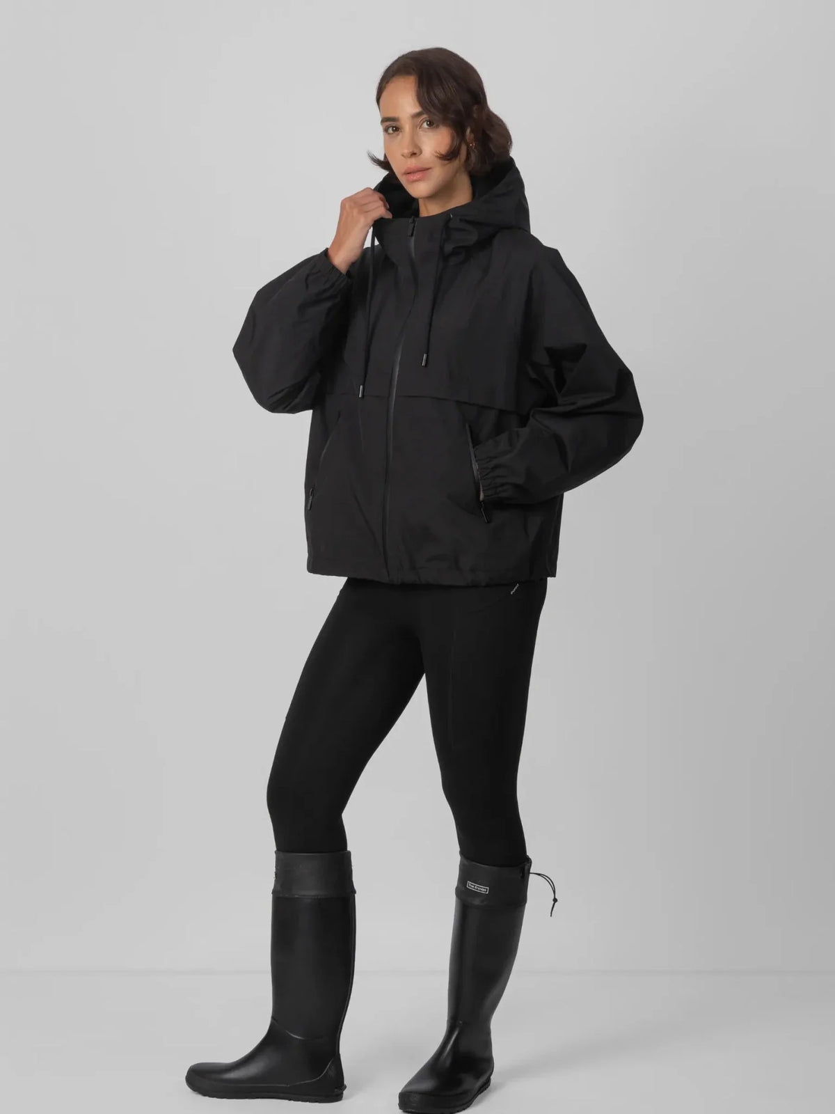 Classic Short Full Zip Rain Jacket