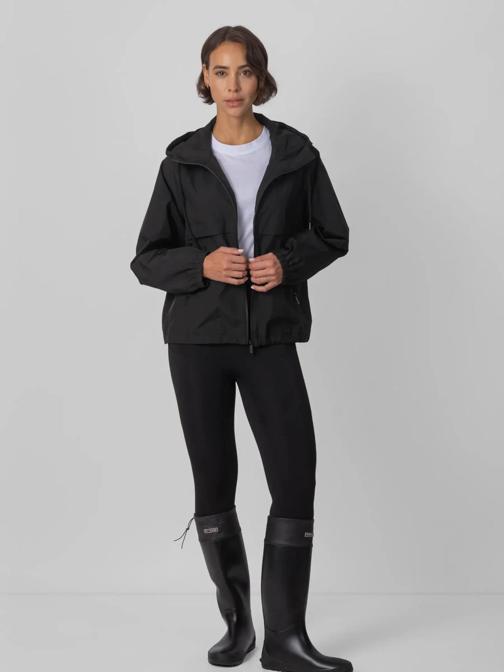 Classic Short Full Zip Rain Jacket