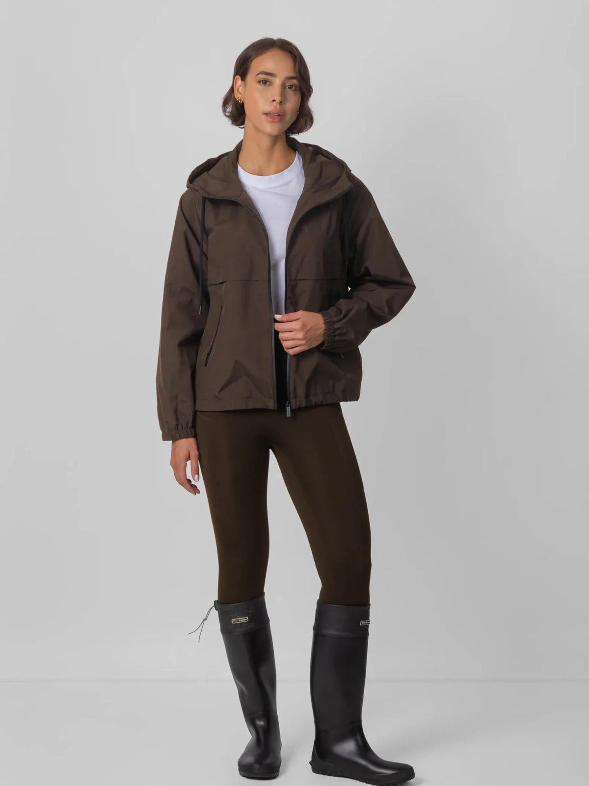 Classic Short Full Zip Rain Jacket