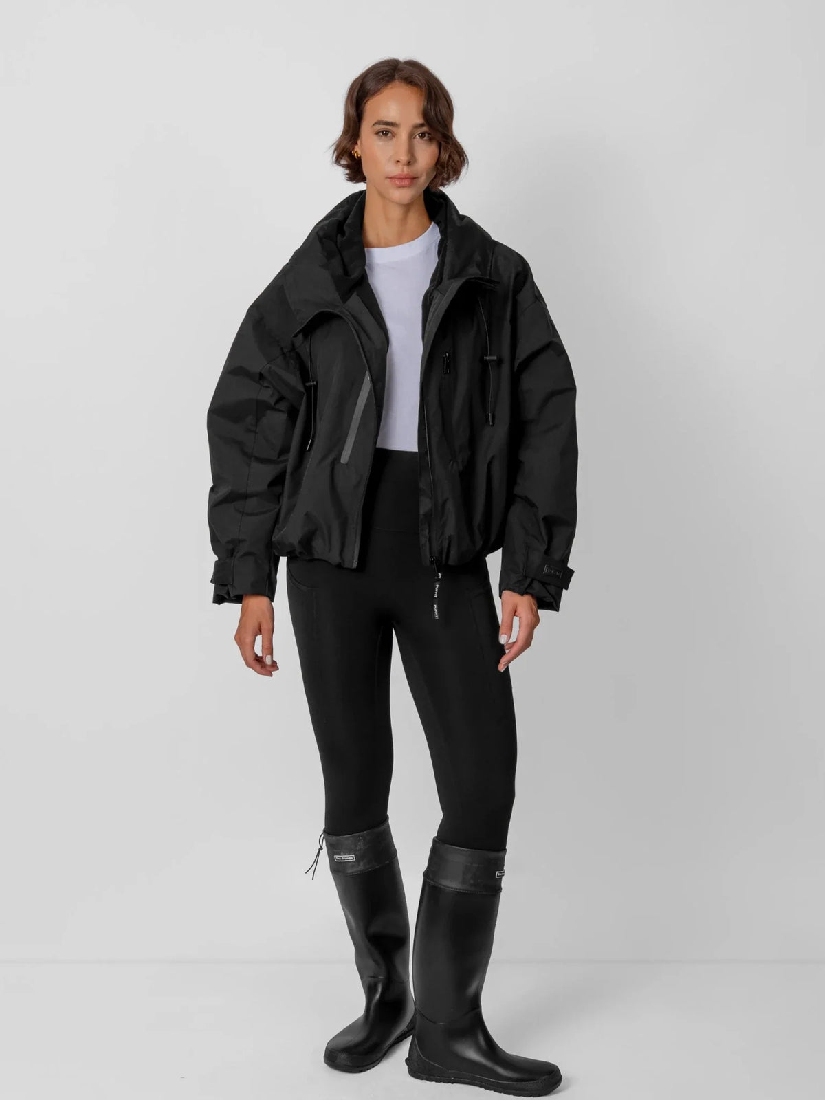 One Size Short Oversized Rain Jacket - All Colors