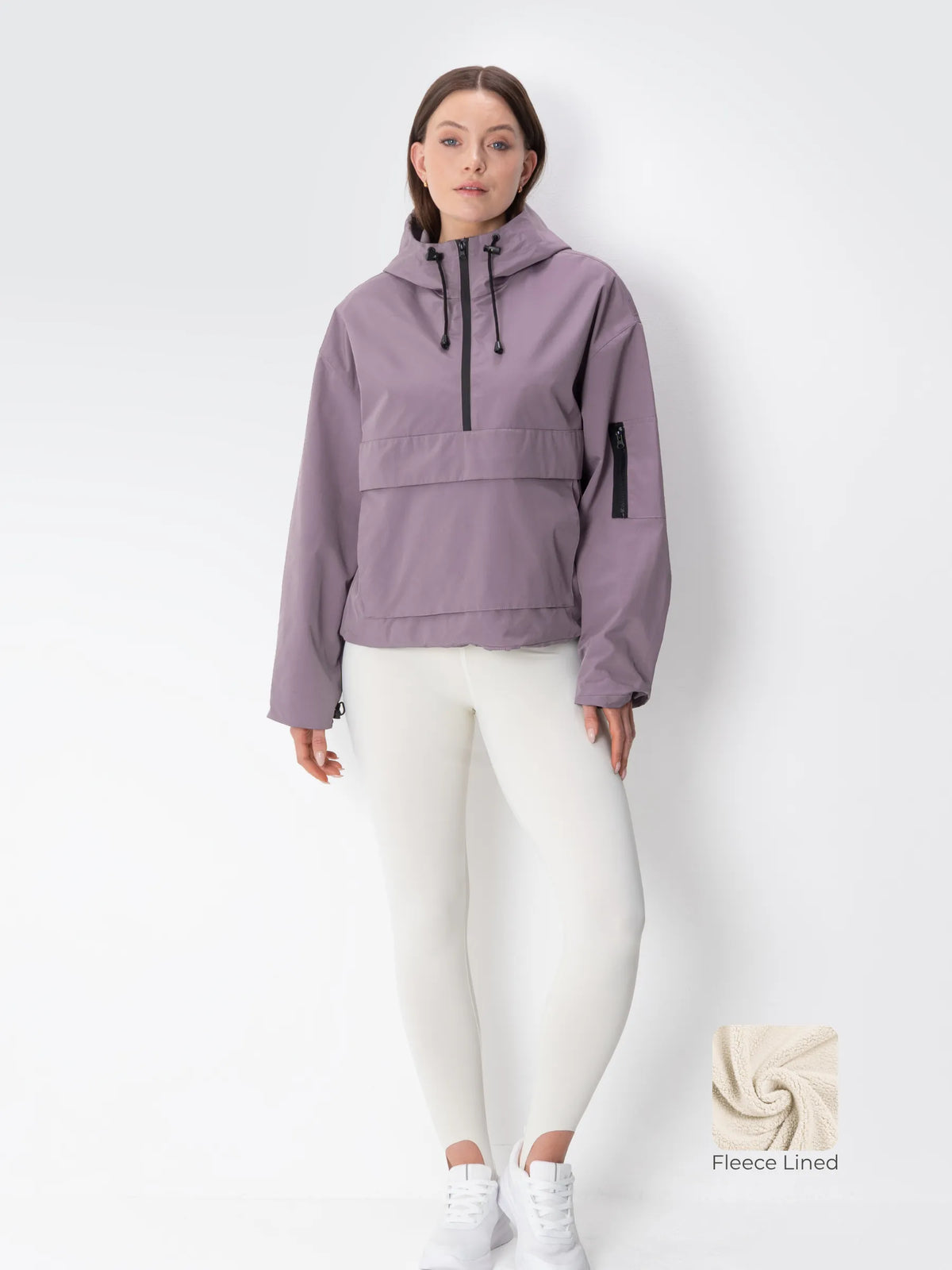 Classic Relaxed Fit Rain Hoodie - Purple Ash