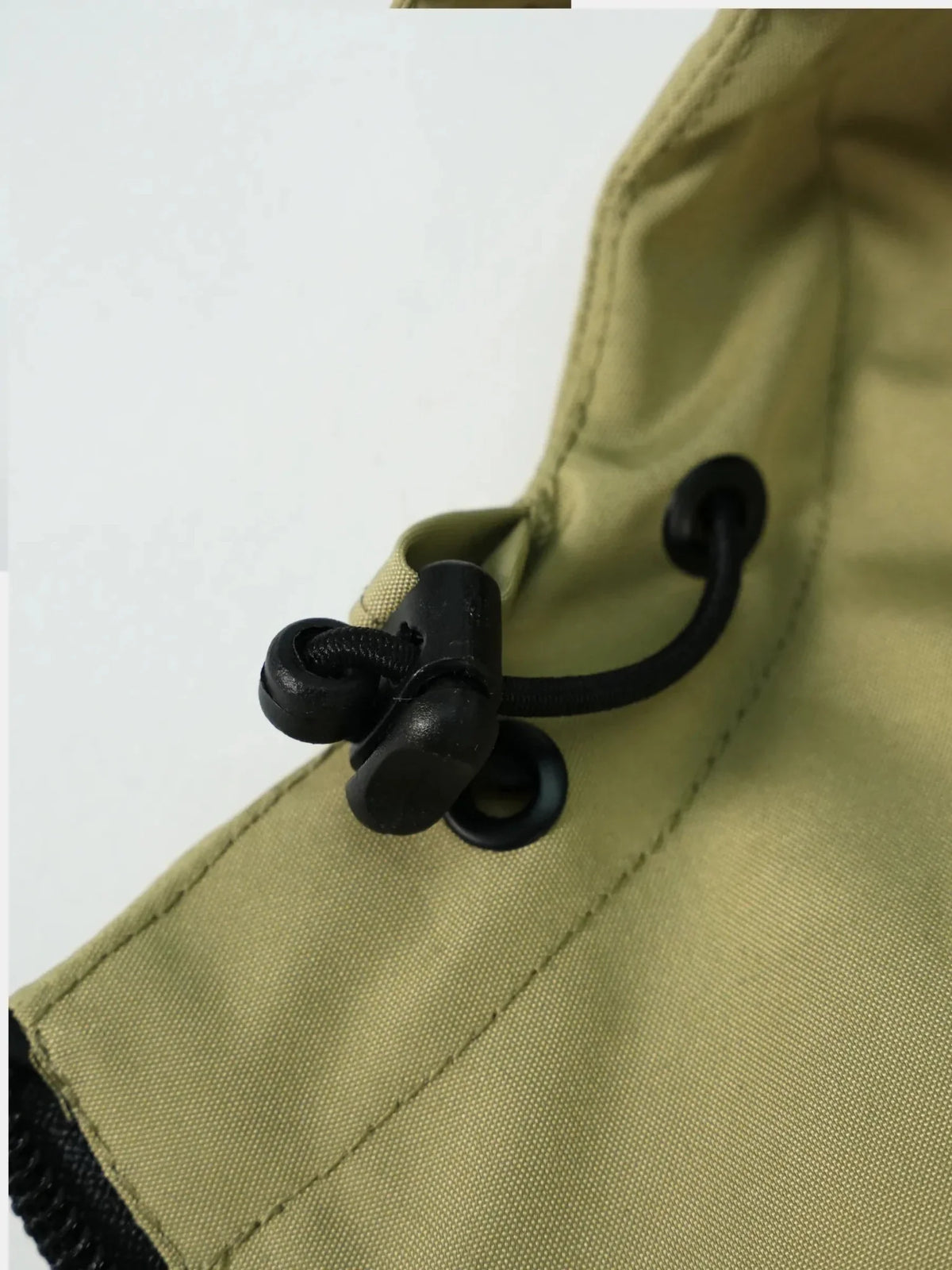 Leopard Short Asymmetric Zip Rain Hoodie