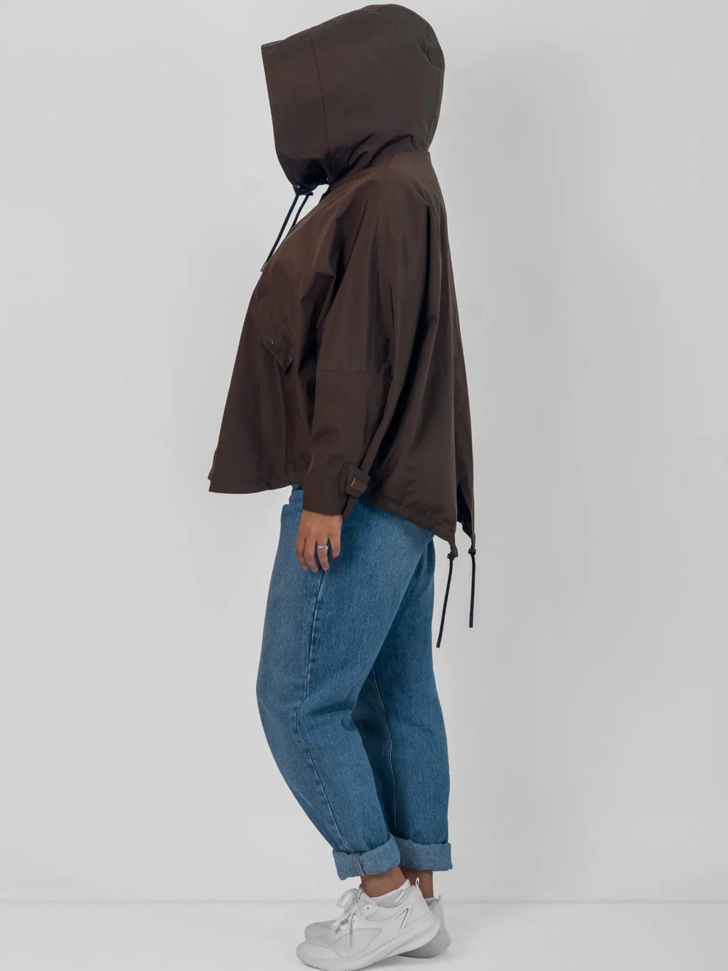 One Size Mid Length Oversized Rain Jacket