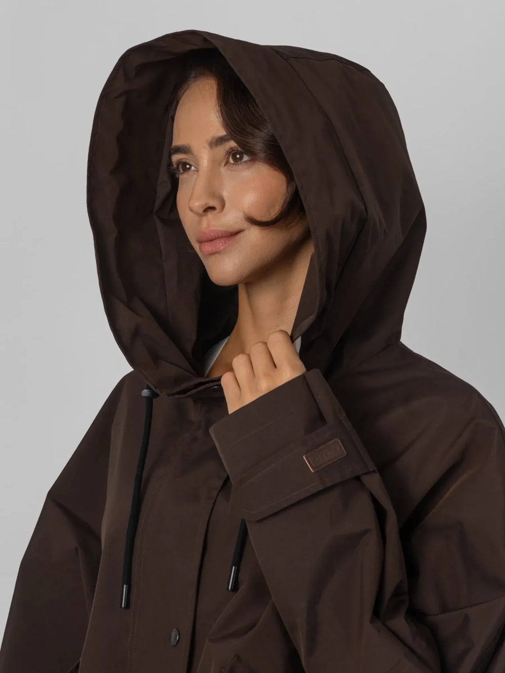 One Size Mid Length Oversized Rain Jacket