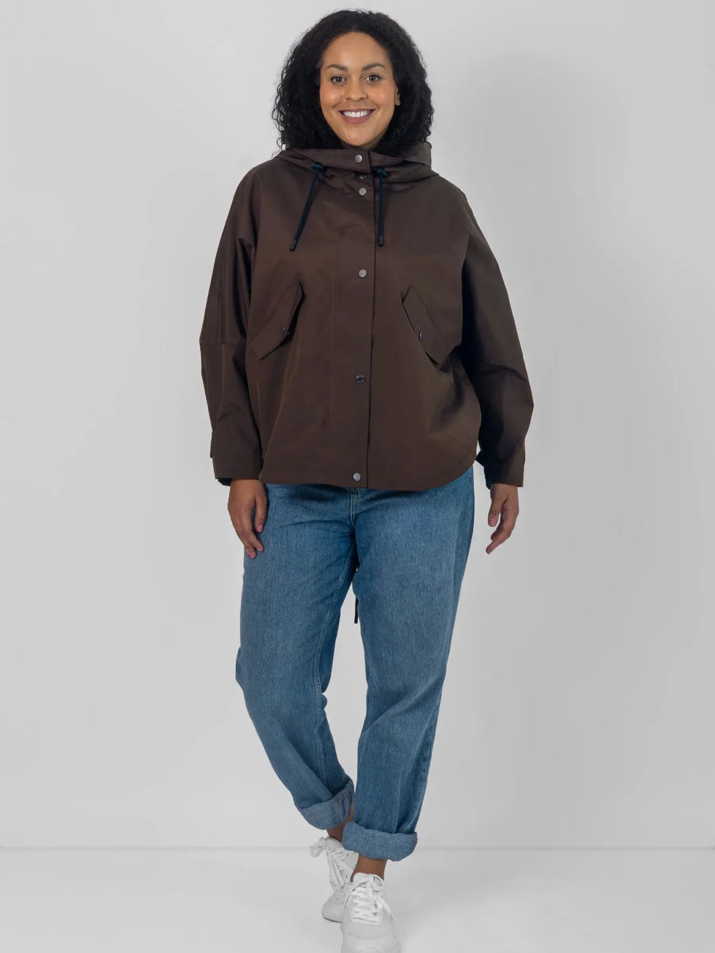 One Size Mid Length Oversized Rain Jacket