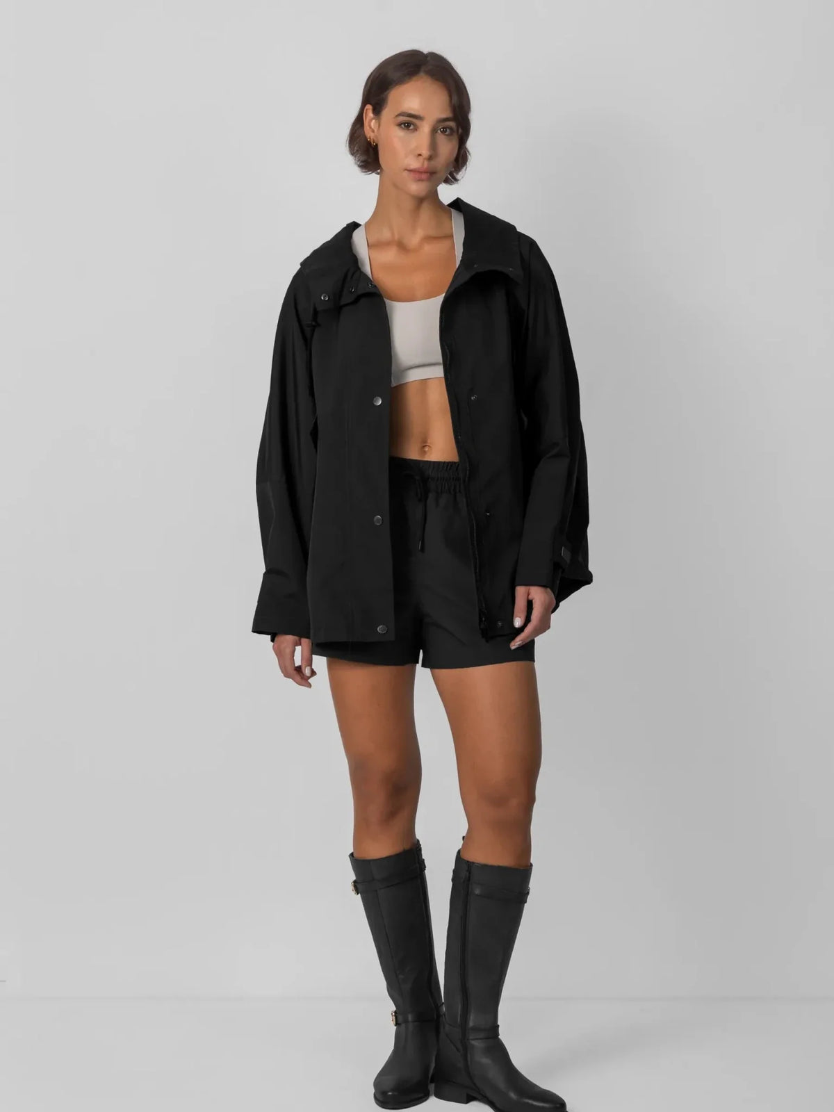 One Size Mid Length Oversized Rain Jacket
