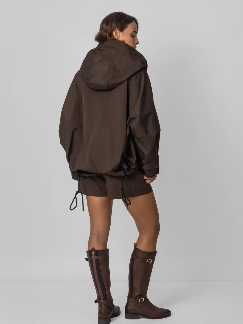 One Size Mid Length Oversized Rain Jacket