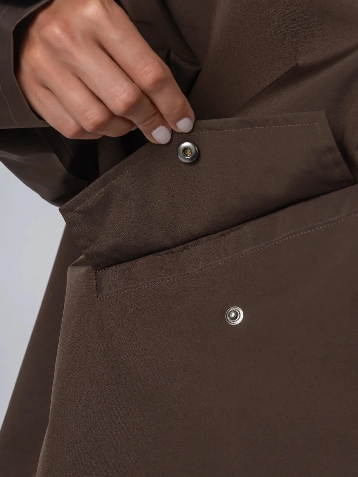 One Size Mid Length Oversized Rain Jacket