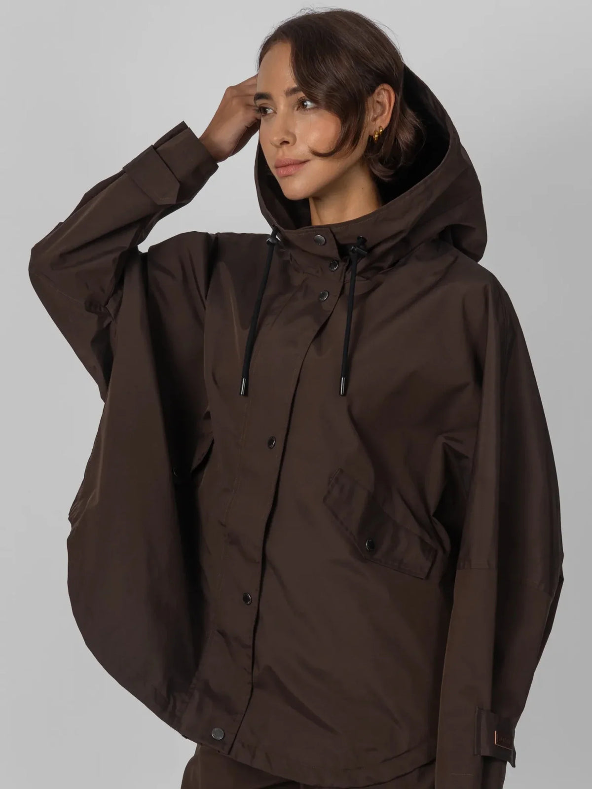 One Size Mid Length Oversized Rain Jacket