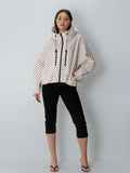 One Size Dot Short Oversized Rain Jacket