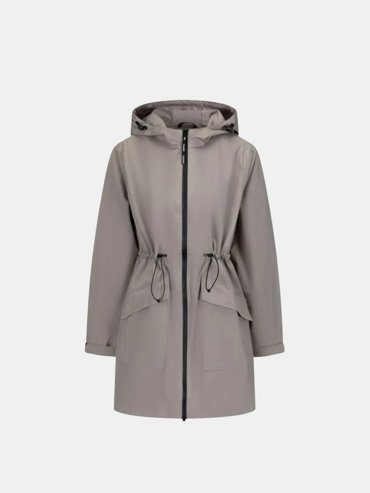 Classic Mid Length Large Pockets Raincoat