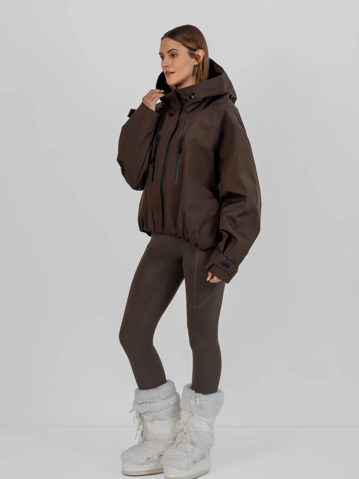 Pro Seam-Taped One Size Short Oversized Rain Jacket