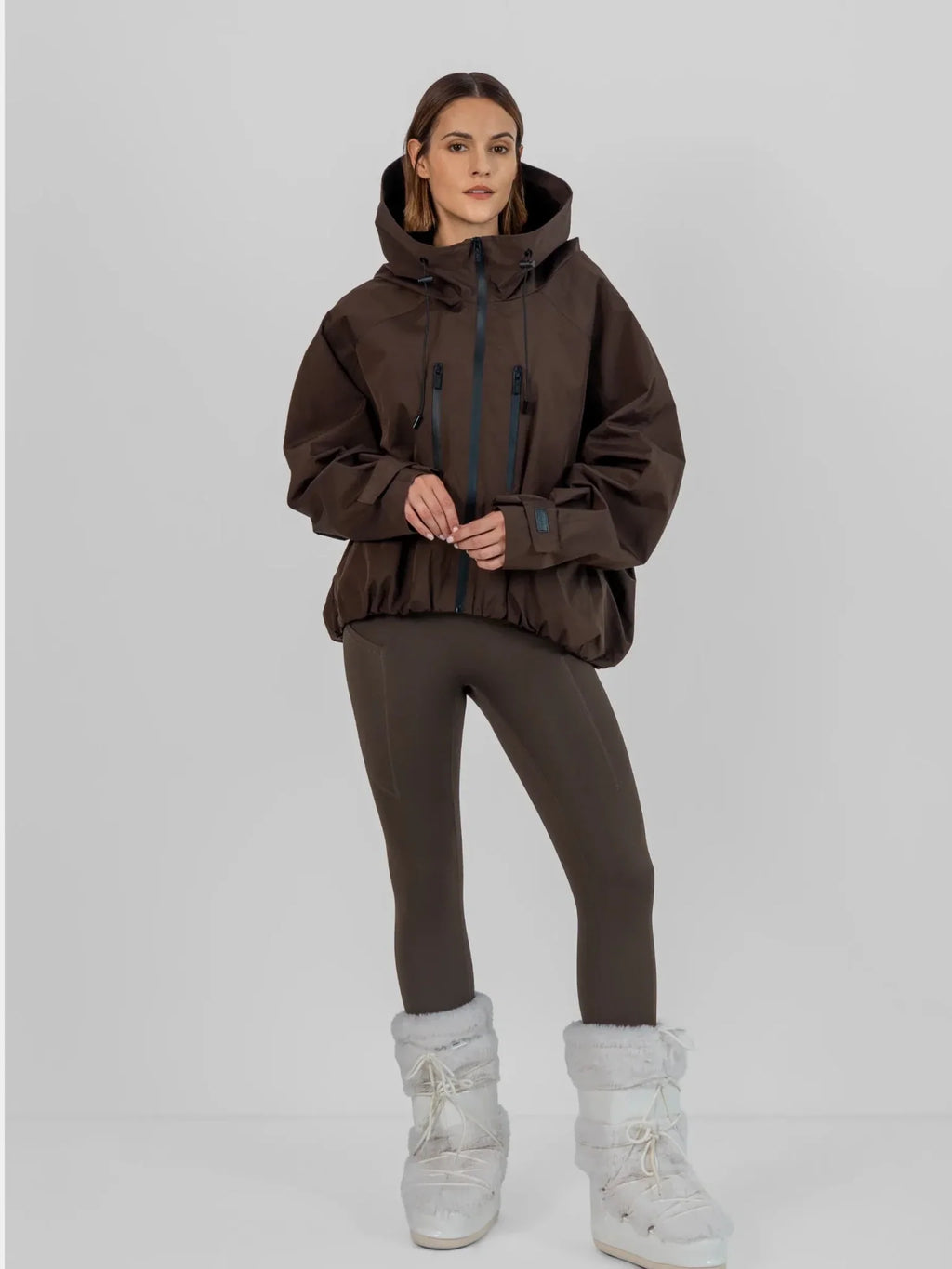 Pro Seam-Taped One Size Short Oversized Rain Jacket