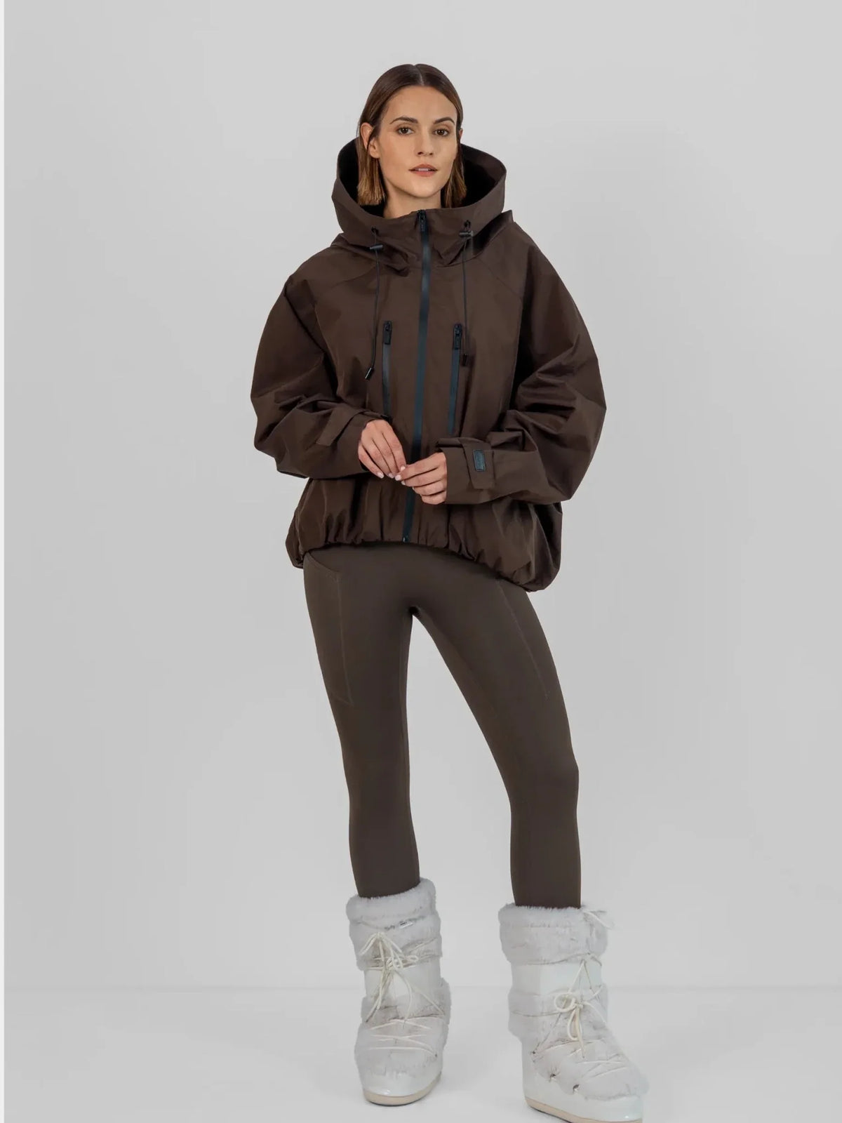 Pro Seam-Taped One Size Short Oversized Rain Jacket