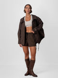 Waterproof Drawstring 2-in-1 Shorts