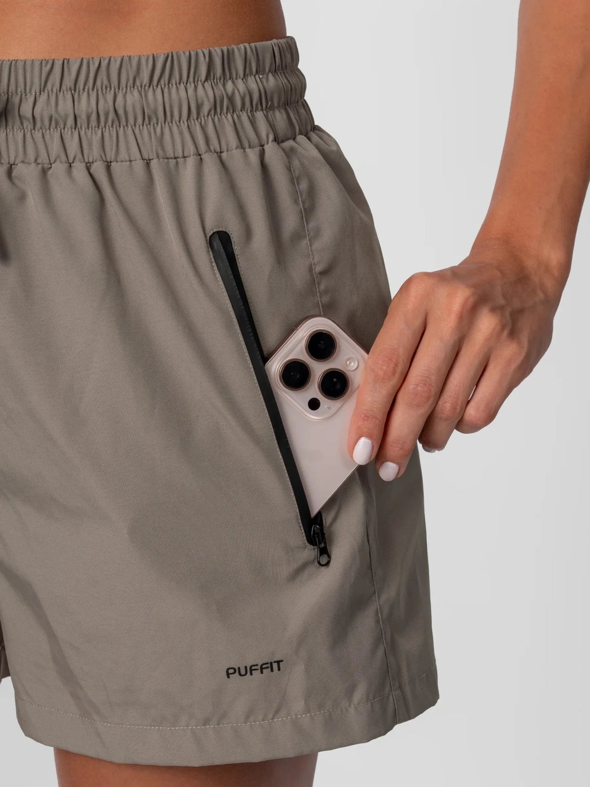 Waterproof Drawstring 2-in-1 Shorts