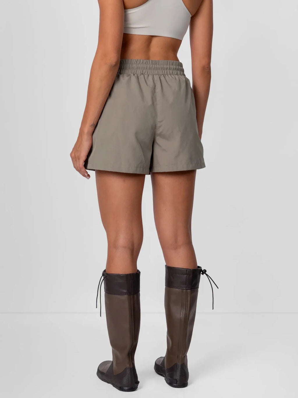 Waterproof Drawstring 2-in-1 Shorts
