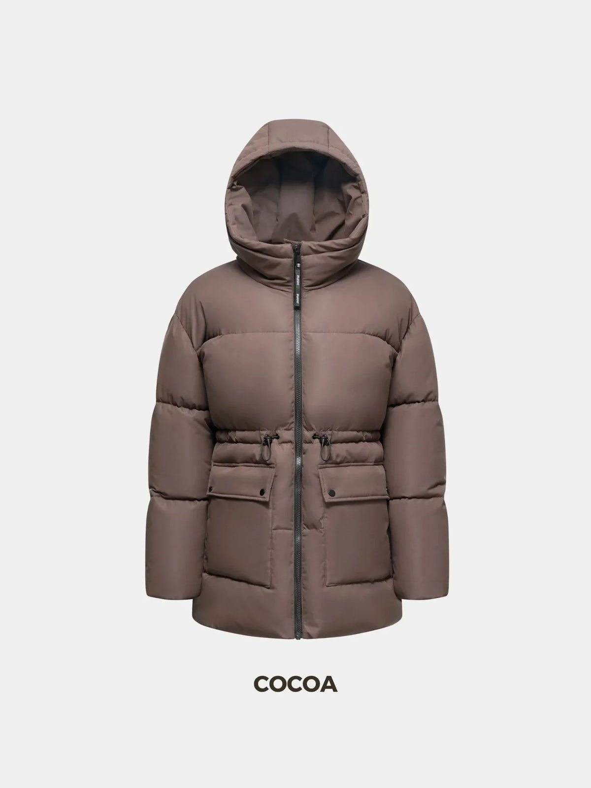 Classic Cinched Waist Puffer Jacket