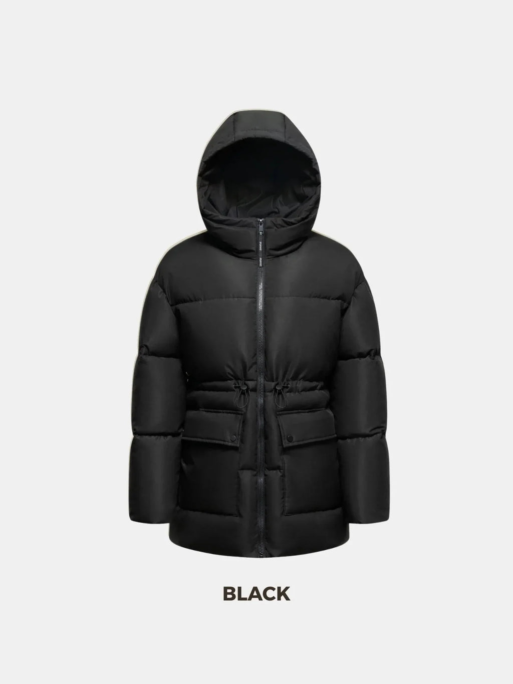 Classic Cinched Waist Puffer Jacket
